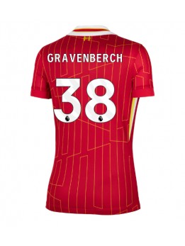 Billige Liverpool Ryan Gravenberch #38 Hjemmedrakt Dame 2024-25 Kortermet